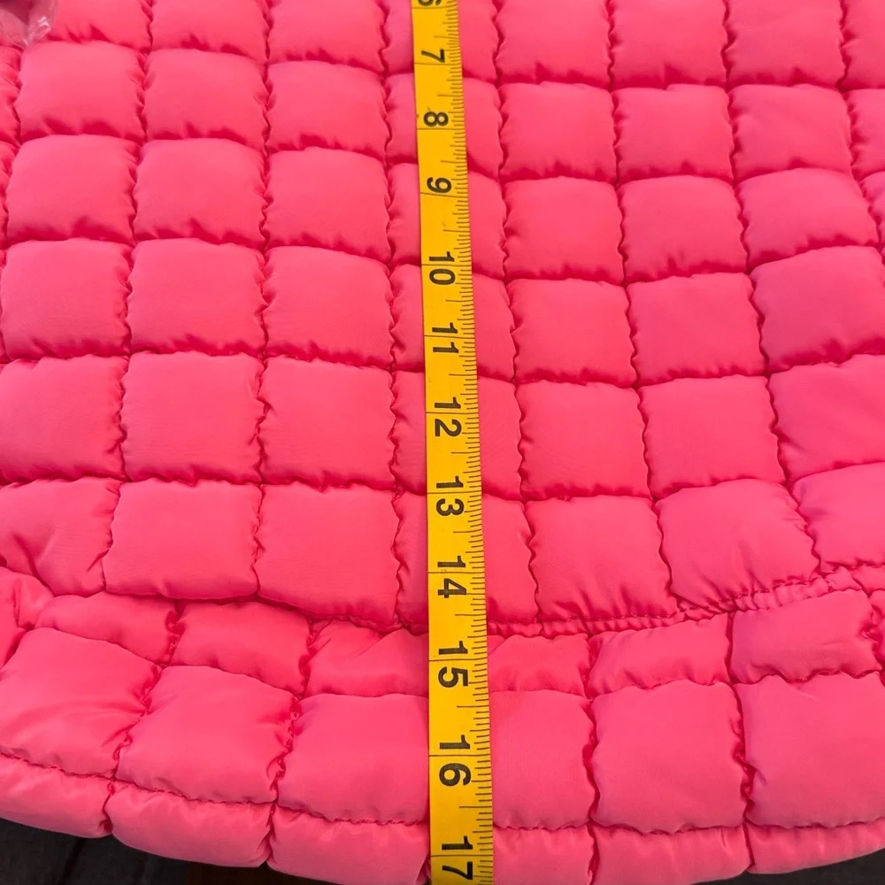 Free People Movement Quilted Carryall Bag.  NWT. Bubblegum